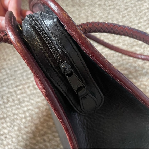 🍁Brighton Vintage Bag Leather embellished - Picture 8 of 13